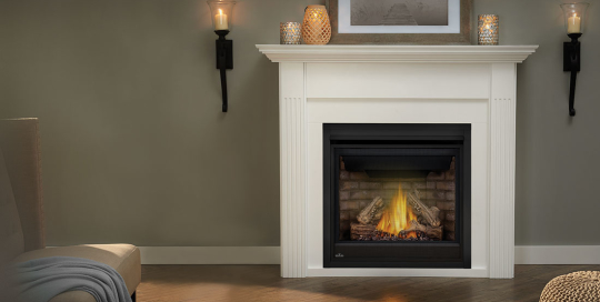 Napoleon gas fireplace mantels